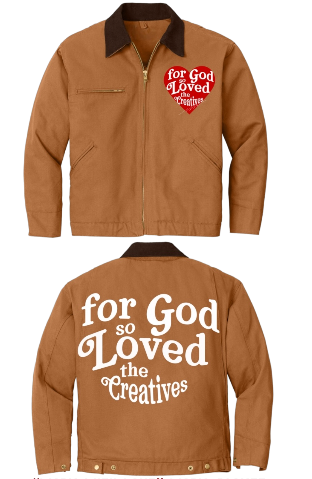 "Work With Love" Work Jacket