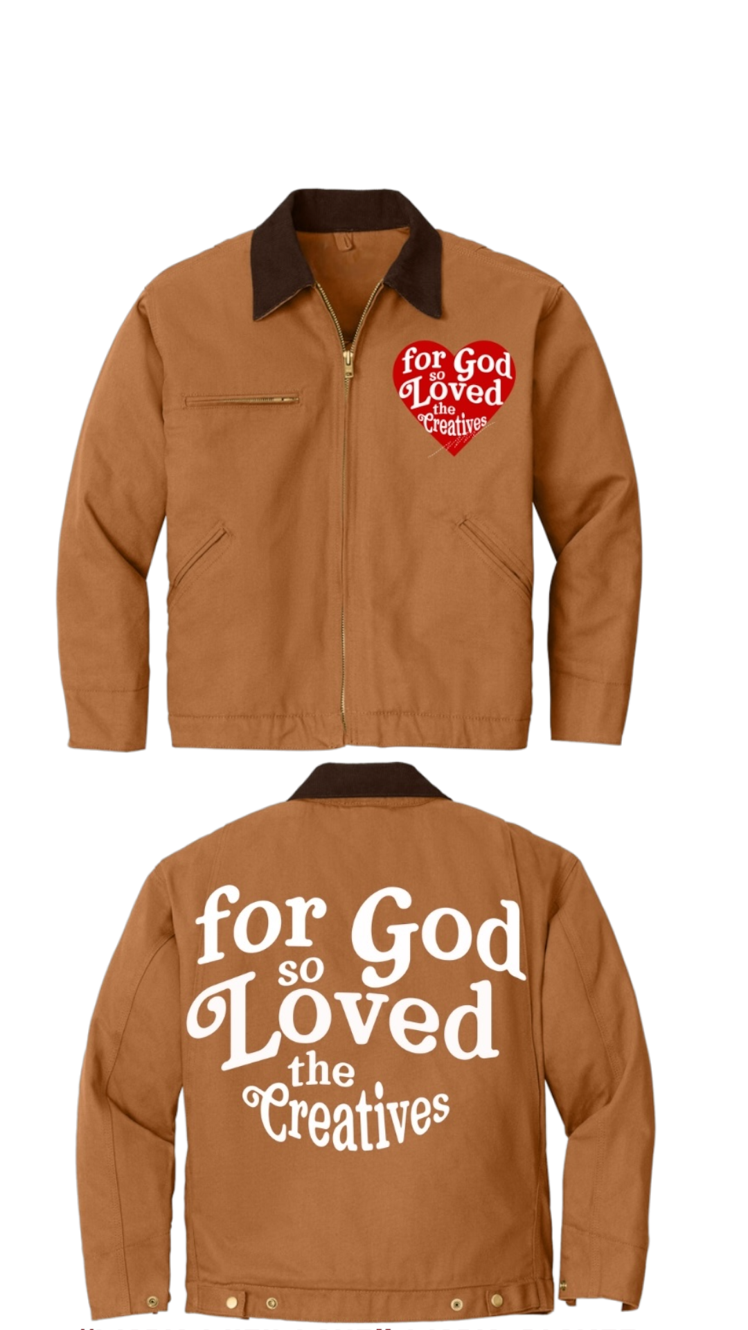"Work With Love" Work Jacket